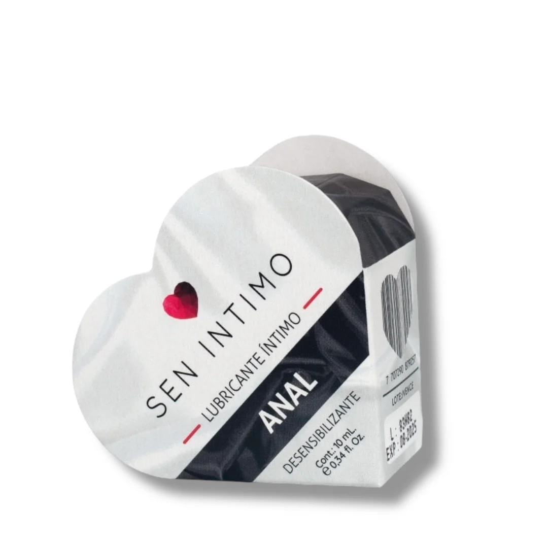 Lub. Anal Corazon x 10 ml Sen Intimo (Precio Sugerido al Público 25.000)