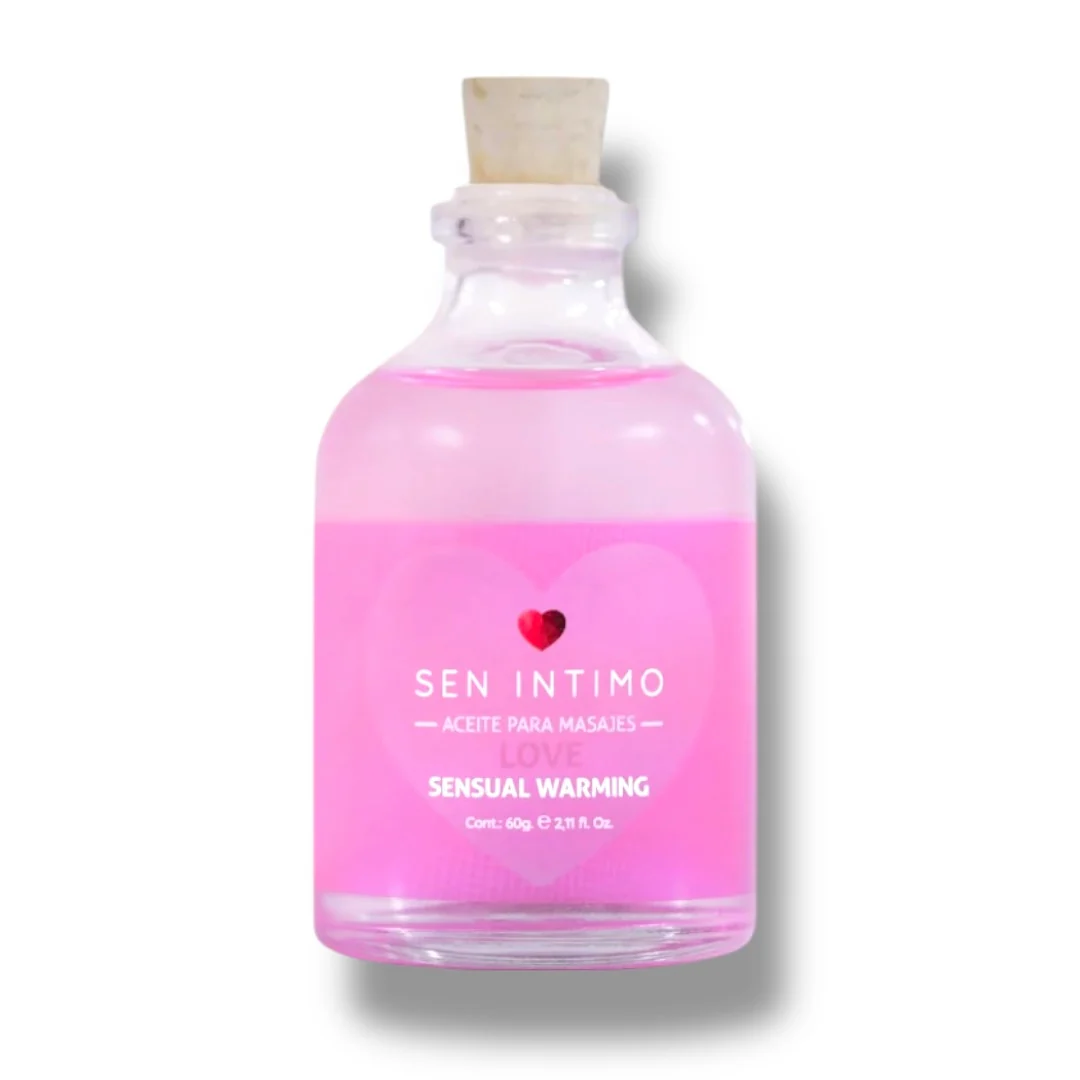 Aceite Sensual Warming Love x 60 ml Sen Intimo (Precio Sugerido al Público 29.900