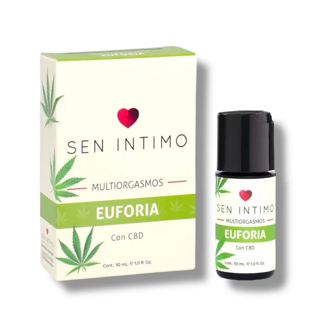 Lub. Euforia Multiorgasmos con CBD x 30 ml Sen Intimo (Precio Sugerido al Público 37.900)
