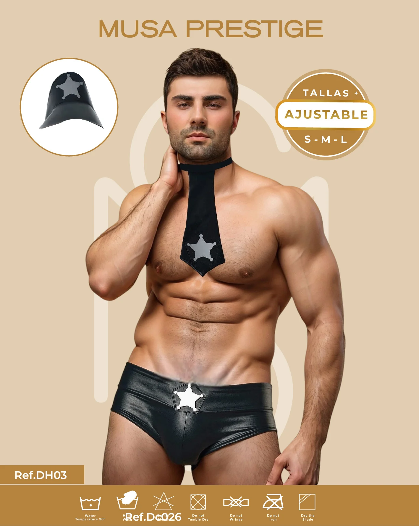 Disfraz Hombre Policia DH03