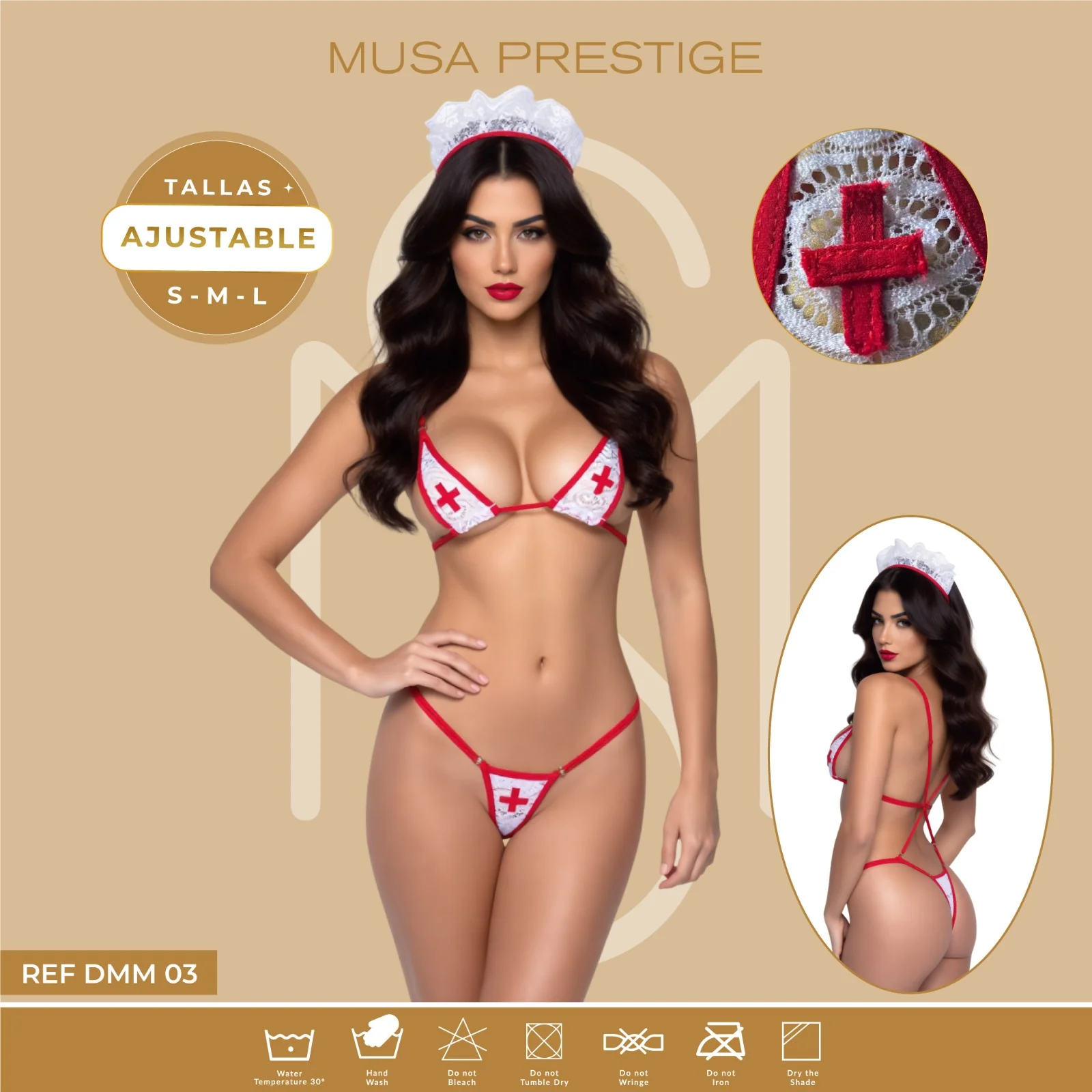 Mini Disfraz Enfermera DM03