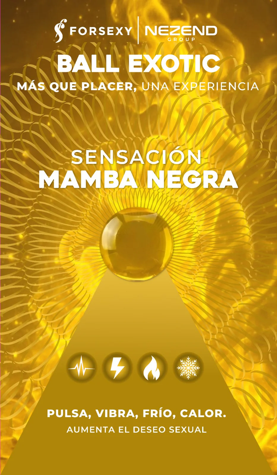 Boll Exotic Forsexy Mamba Negra x dos unidades