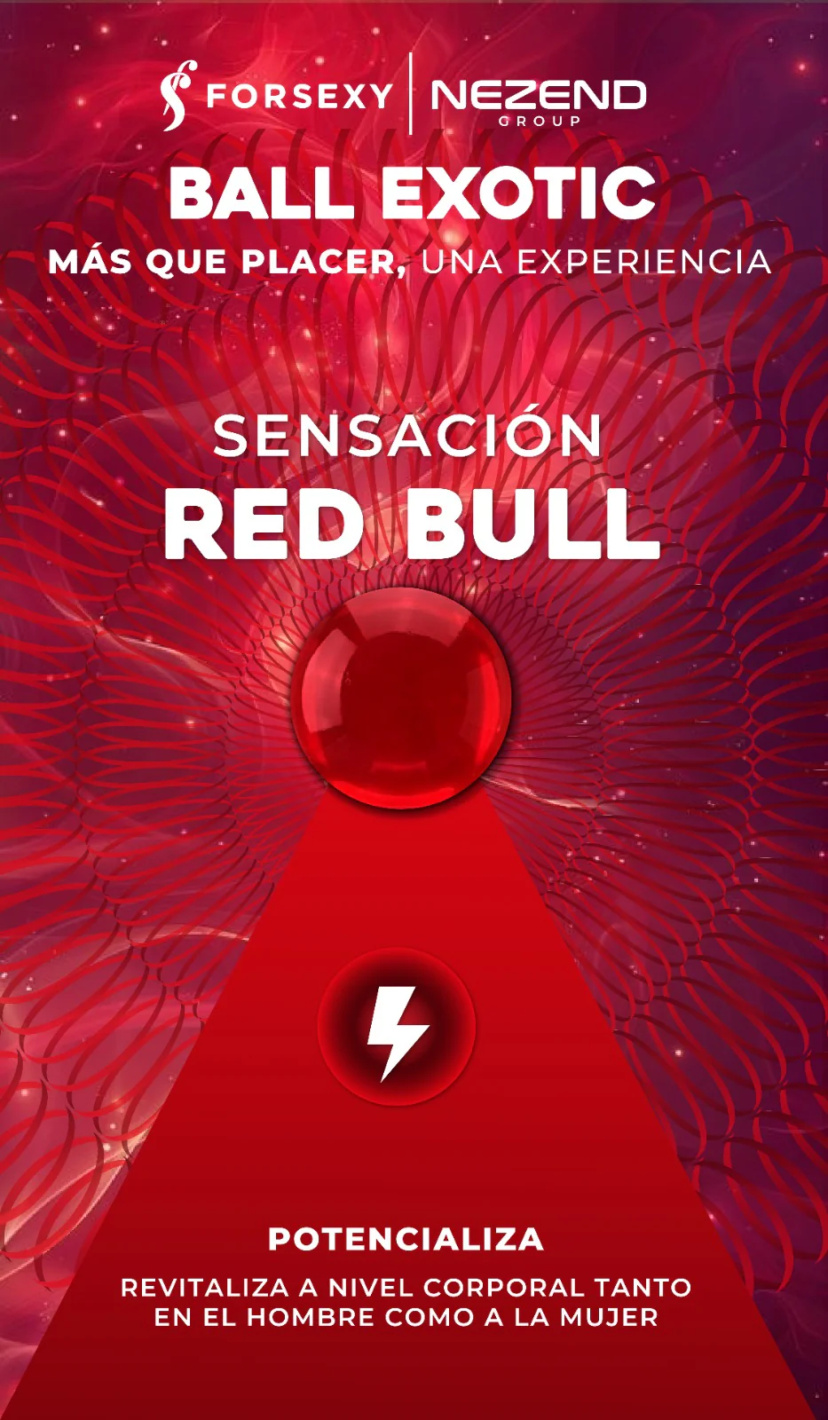 Boll Exotic Forsexy Red Bull Presentacion 2 unidades
