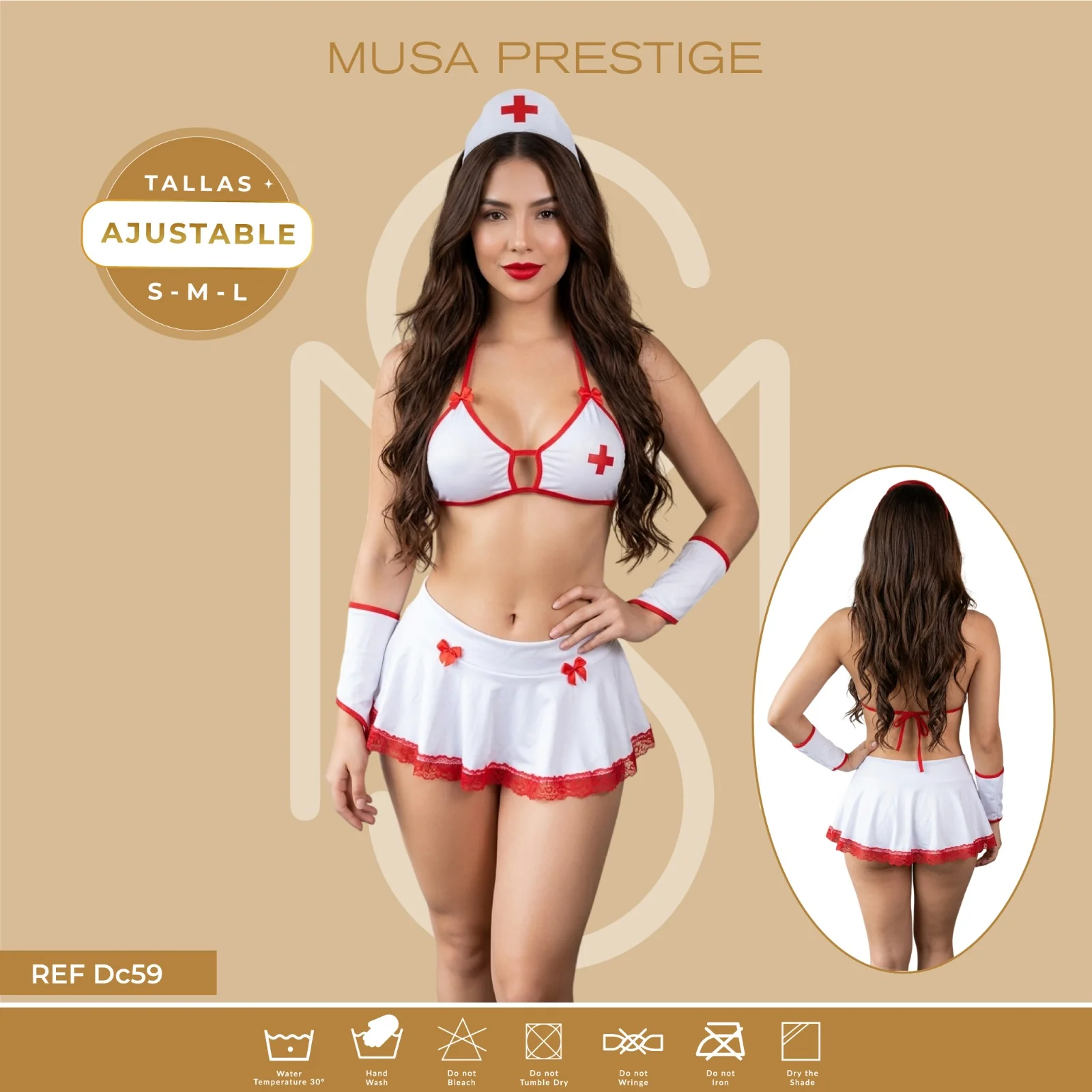 Disfraz Musa Enfermera New DC59